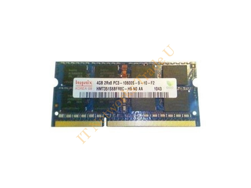HMT351S6BFR8C-H9N0 Hynix 4GB DDR3-1333MHz PC3-10600 non-ECC Unbuffered CL9 204-Pin SoDimm 1.35V Low Voltage Memory Module Laptop Memory