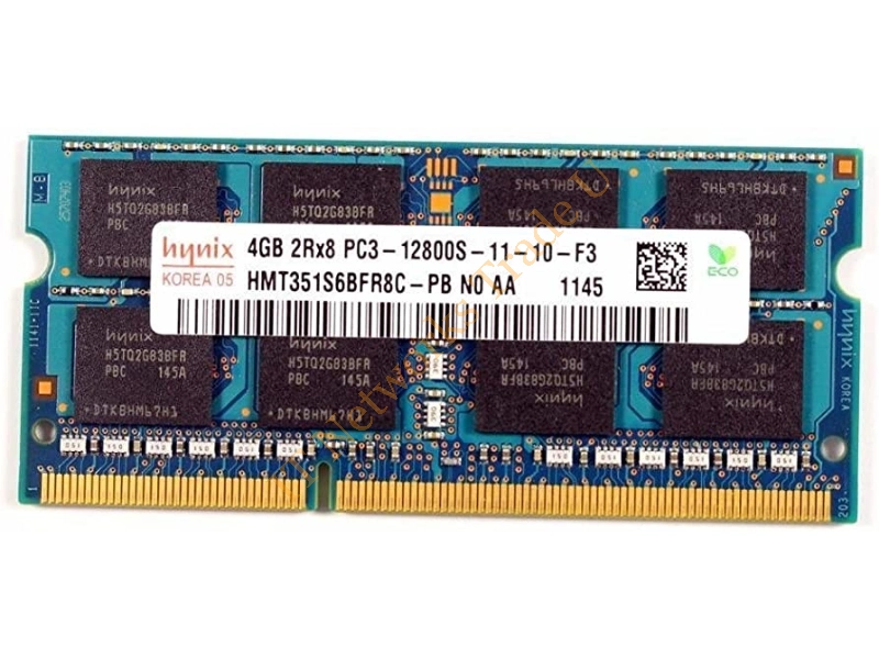 HMT351S6BFR8C-PBN0 Hynix 4GB DDR3-1600MHz PC3-12800 non-ECC Unbuffered CL11 204-Pin SoDimm Dual Rank Memory Module Laptop Memory