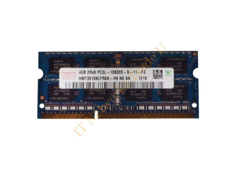 HMT351S6CFR8A-H9 Hynix 4GB DDR3-1333MHz PC3-10600 non-ECC Unbuffered CL9 204-Pin SoDimm 1.35V Low Voltage Dual Rank Memory Module Laptop Memory