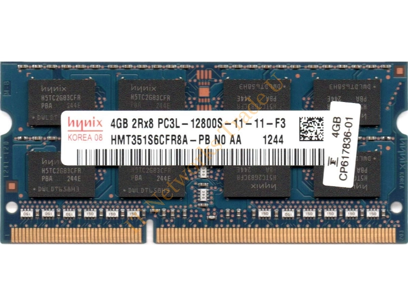 HMT351S6CFR8A-PBN0 Hynix 4GB DDR3-1600MHz PC3-12800 non-ECC Unbuffered CL11 204-Pin SoDimm Dual Rank Memory Module Laptop Memory