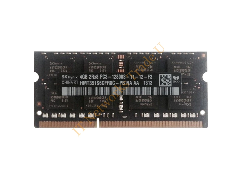 HMT351S6CFR8C-PBNA Hynix 4GB DDR3-1600MHz PC3-12800 non-ECC Unbuffered CL11 204-Pin SoDimm Dual Rank Memory Module Laptop Memory