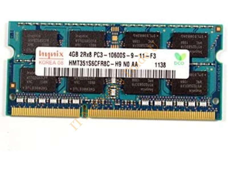 HMT351S6EFR8C-H9 Hynix 4GB DDR3-1333MHz PC3-10600 non-ECC Unbuffered CL9 204-Pin SoDimm Dual Rank Memory Module Laptop Memory