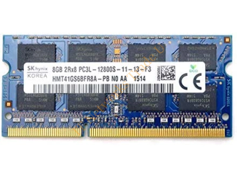 HMT41GS6BFR8A-PBN0-AA Hynix 8GB DDR3-1600MHz PC3-12800 non-ECC Unbuffered CL11 204-Pin SoDimm 1.35V Low Voltage Dual Rank Memory Module Laptop Memory