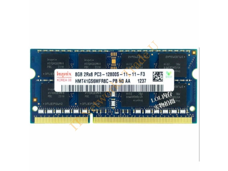 HMT41GS6BFR8C-PB Hynix 8GB DDR3-1600MHz PC3-12800 non-ECC Unbuffered CL11 204-Pin SoDimm Dual Rank Memory Module Laptop Memory