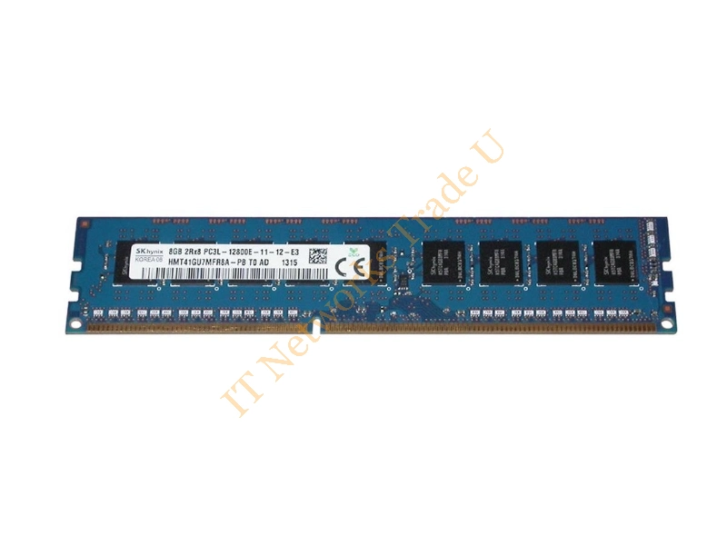 HMT41GU7MFR8A-PBT0 Hynix 8GB DDR3-1600MHz PC3-12800 ECC Unbuffered CL11 240-Pin DIMM 1.35V Low Voltage Dual Rank Memory Module Server Memory