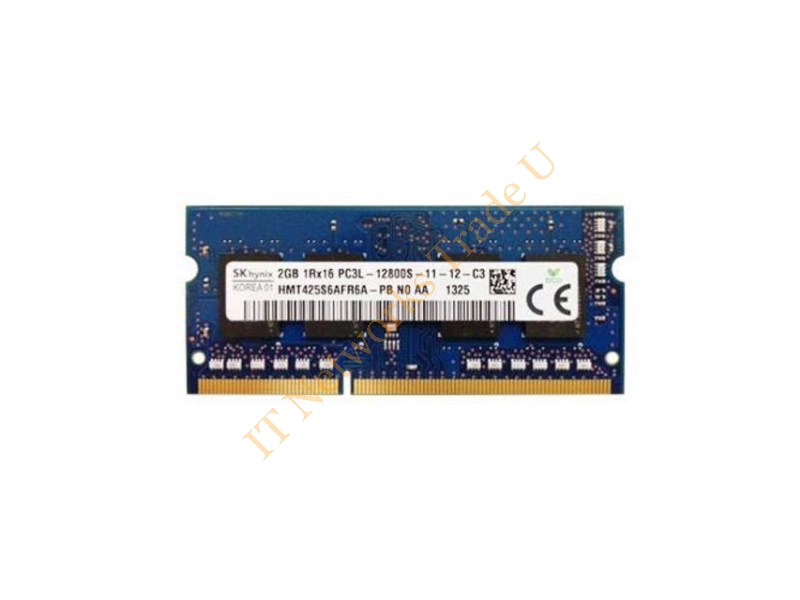 HMT425S6AFR6A-PBN0 Hynix 2GB DDR3-1600MHz PC3-12800 non-ECC Unbuffered CL11 204-Pin SoDimm 1.35V Low Voltage Single Rank Memory Module Laptop Memory