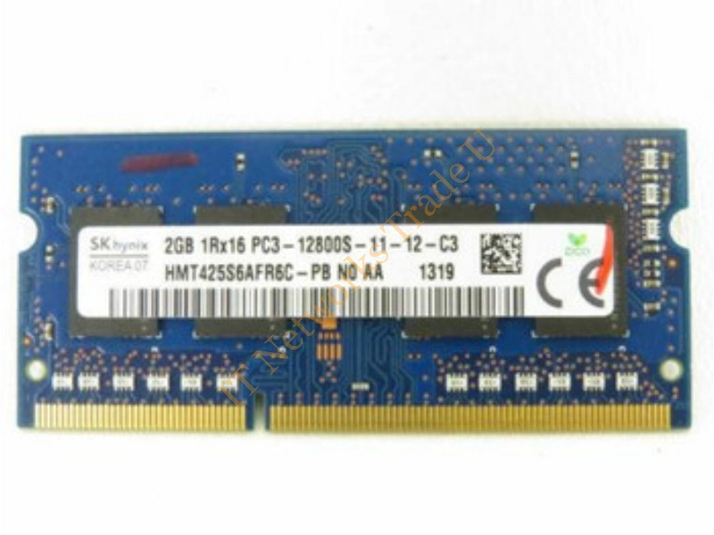 HMT425S6AFR6C-PBNO Hynix 2GB DDR3-1600MHz PC3-12800 non-ECC Unbuffered CL11 204-Pin SoDimm Single Rank Memory Module Laptop Memory