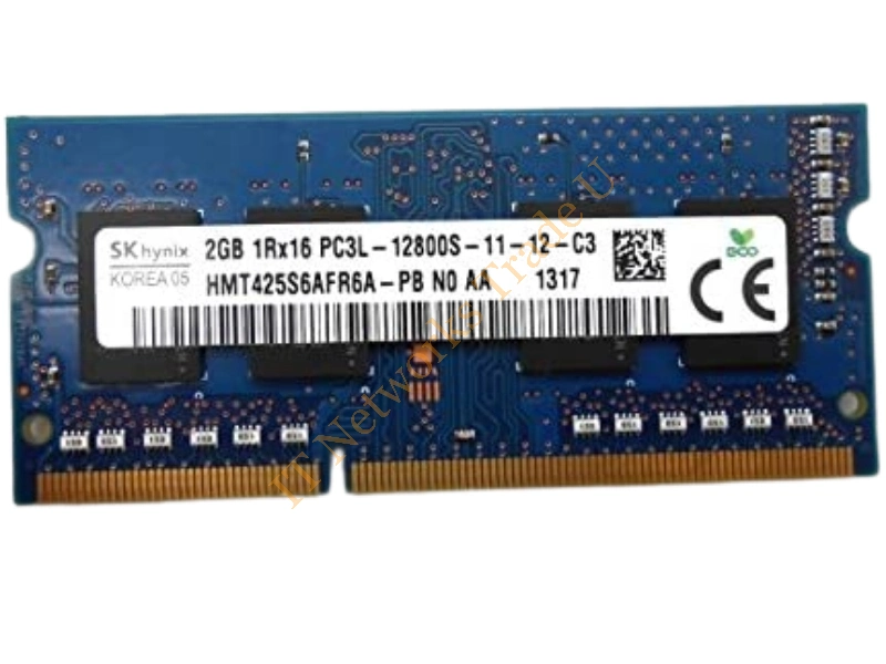 HMT425S6CFR6A-PB Hynix 2GB DDR3-1600MHz PC3-12800 non-ECC Unbuffered CL11 204-Pin SoDimm 1.35V Low Voltage Single Rank Memory Module Laptop Memory