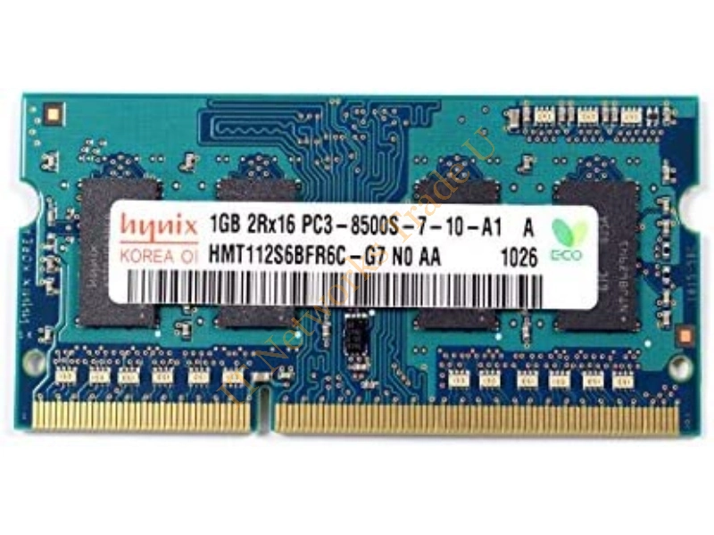 HMT425S6CFR6C-G7 Hynix 2GB DDR3-1066MHz PC3-8500 non-ECC Unbuffered CL7 204-Pin SoDimm Single Rank Memory Module Laptop Memory