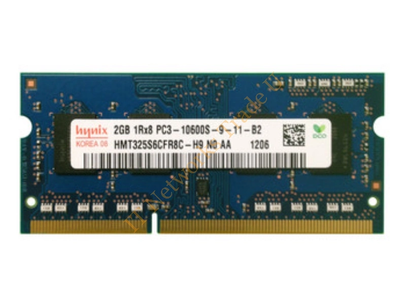 HMT425S6EFR6C-RD Hynix 2GB DDR3-1866MHz PC3-14900 non-ECC Unbuffered CL13 204-Pin SoDimm Single Rank Memory Module Laptop Memory