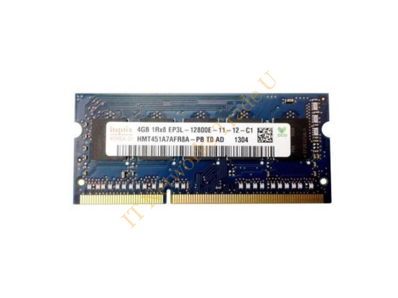 HMT451A7AFR8A-PBT0 Hynix 4GB DDR3-1600MHz PC3-12800 ECC Unbuffered CL11 204-Pin SoDimm 1.35V Low Voltage Single Rank Memory Module Laptop Memory