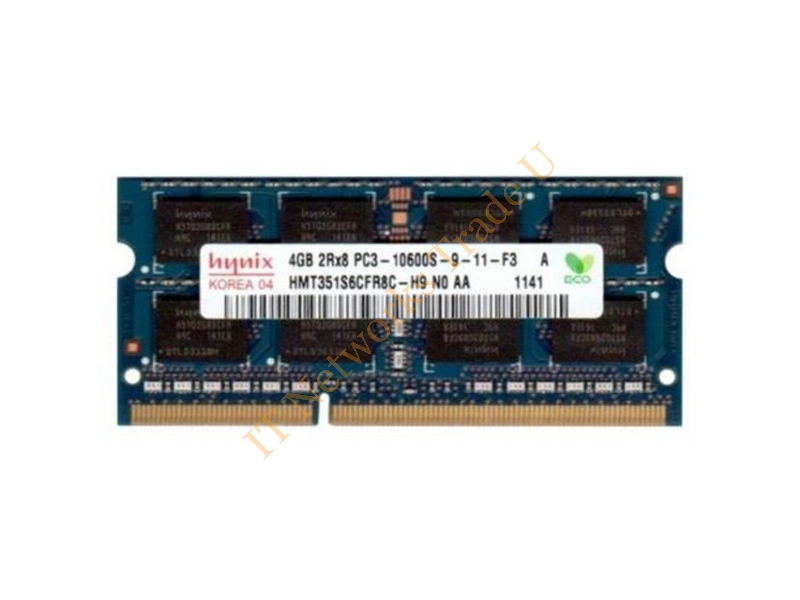 HMT451S6AFR6A-H9N0 Hynix 4GB DDR3-1333MHz PC3-10600 non-ECC Unbuffered CL9 SoDimm 1.35V Low Voltage Dual Rank Memory Module Laptop Memory