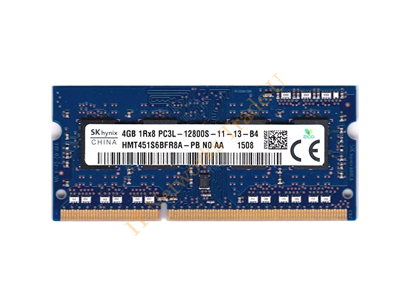 HMT451S6AFR6A-PBN0 Hynix 4GB DDR3-1600MHz PC3-12800 non-ECC Unbuffered CL11 SoDimm 1.35V Low Voltage Dual Rank Memory Module Laptop Memory