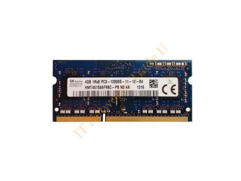 HMT451S6AFR8C-PBN0 Hynix 4GB DDR3-1600MHz PC3-12800 non-ECC Unbuffered CL11 204-Pin SoDimm Single Rank Memory Module Laptop Memory