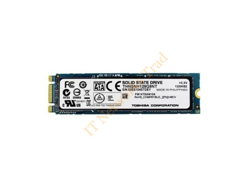 HNSNH128G8NT Toshiba HG5d Series 128GB Multi-Level Cell (MLC) SATA 6Gb/s M.2 2280 Solid State Drive SSD Storage