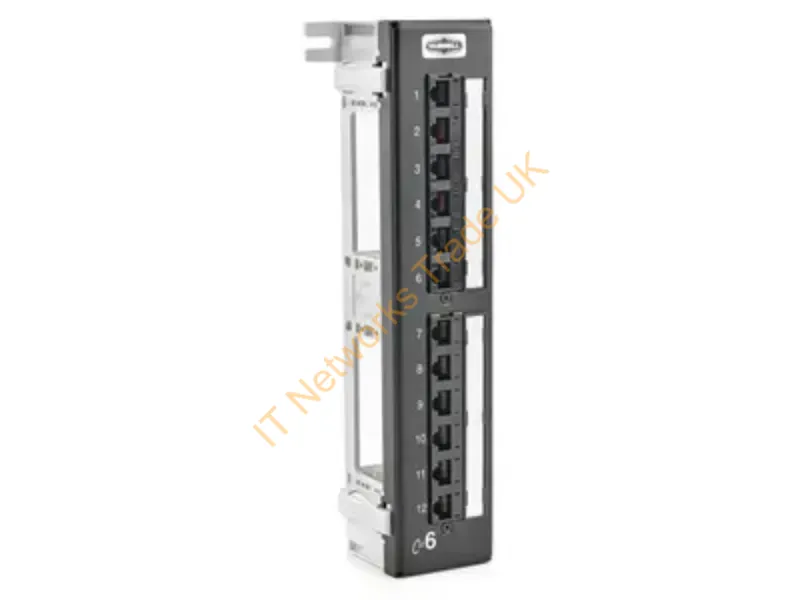 HP612 - Hubbell Premise Wiring Nextspeed Consolidation Pointblock - 12 Port Patch Panelw/Bracket