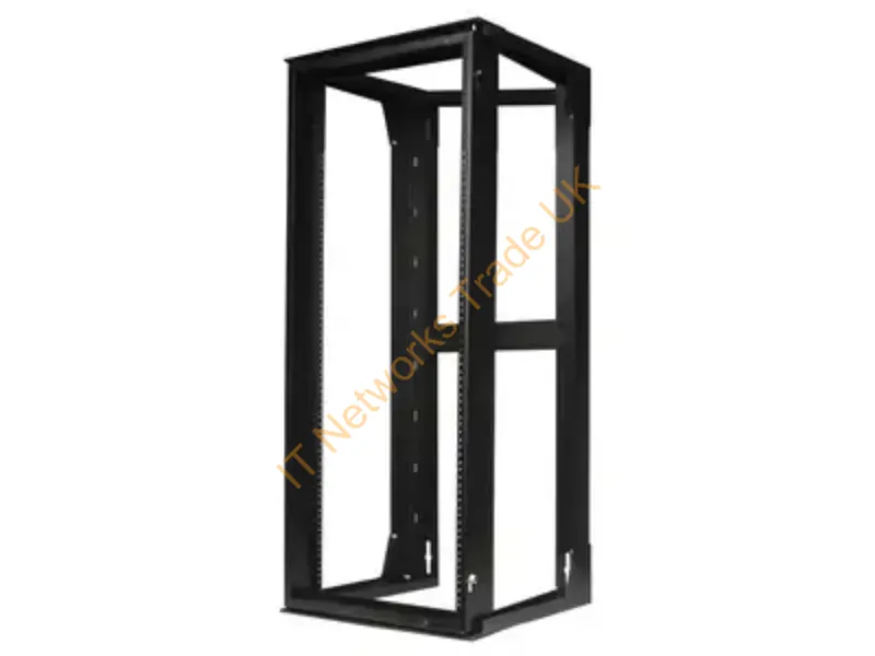 HPWWMR36 - Hubbell Premise Wiring Rack Wall Mt 36"Hx20.7"Wx18"Dleft/Right Quick Releaseblack 21Rms