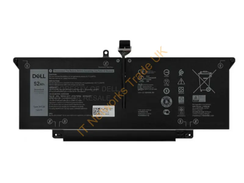 HRGYV - Origin Storage Dell Battery 4 Cell 52Whr OEM: HRGYV WY9MP 4V5X2 JHT2H