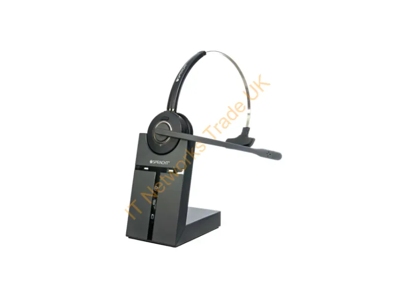 HS-3010 - Spracht Hs-3010 Headphones/Headset Wired & Wireless Head-Band Calls/Music Usb Type-A Charging Stand Black, Silver