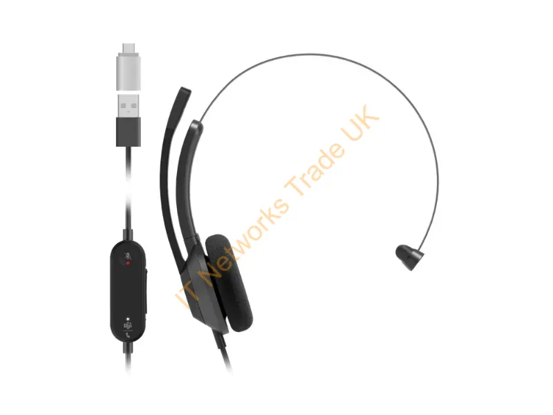 HS-W-321Q-C-USBC - Cisco Hs-W-321Q-C-Usbc Headphones/Headset Wired Head-Band Office/Call Center Usb Type-C Black