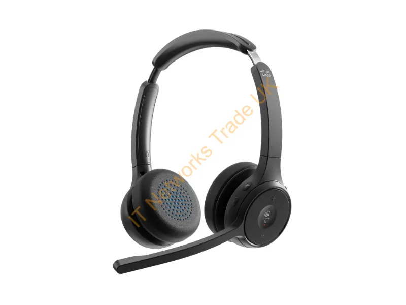 HS-WL-722Q-BUNA-C - Cisco Hs-Wl-722Q-Buna-C Headphones/Headset Wireless Head-Band Office/Call Center Bluetooth Black