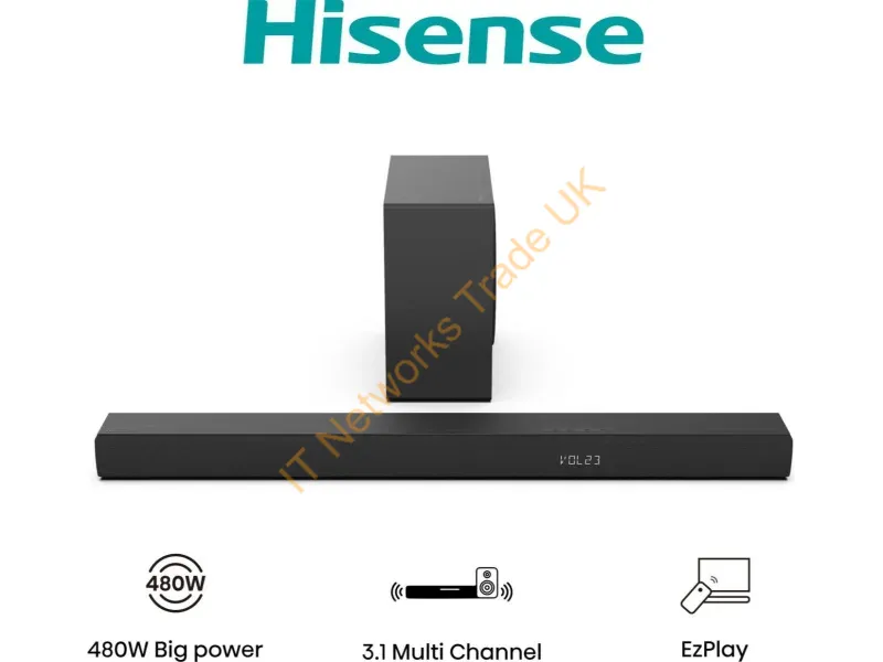 HS3100 - Hisense HS3100 Black 3.1 channels 480 W