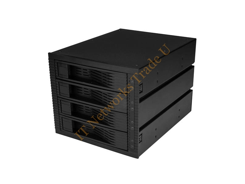 StarTech.com 4 Bay 3.5" SATA / SAS Backplane for 3 5.25" Bays Trayless Accessory