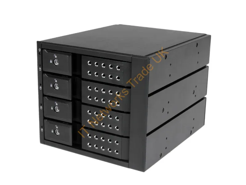 HSB4SATSASBA - Startech.Com Hsb4Satsasba Drive Bay Panel Black