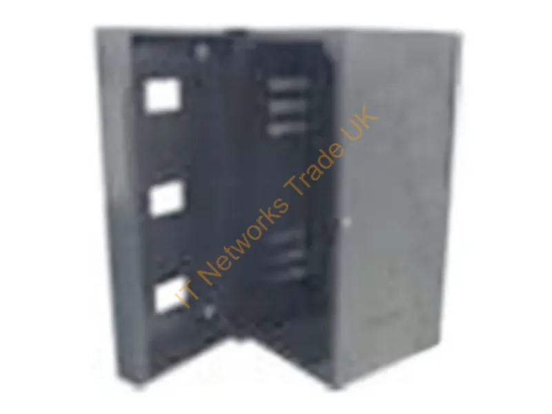 HSQ24S36 - Hubbell Premise Wiring Cabinet, Quadcab 24" H X 36" Dsolid Door, Black