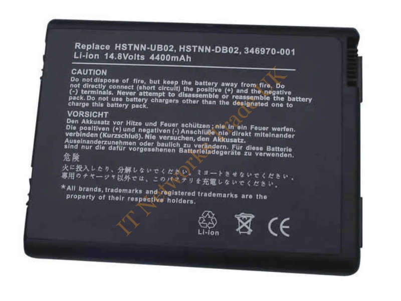 HSTNN-DB02 HP High Quality 12-Cell Lithium-Ion 14.8V 6600mAh Laptop Battery for HP Pavilion ZV5000 ZX5000 HP R3000t R3200 NX9100 Series