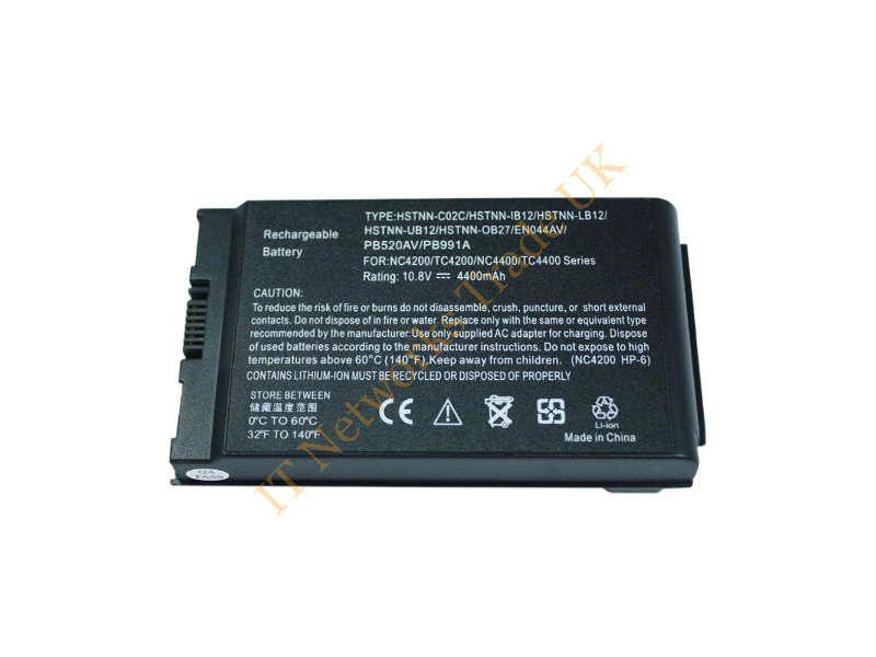 HSTNN-IB12 HP 6-Cell Lithium-Ion 10.8VDC 5100mAh 58Wh Battery for nc4200 Notebook Laptop Battery