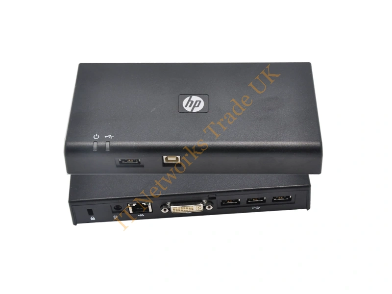 HSTNN-S02X HP USB 2.0 Docking Station Audio VGA DVI Network USB Adapter Laptop Accessory