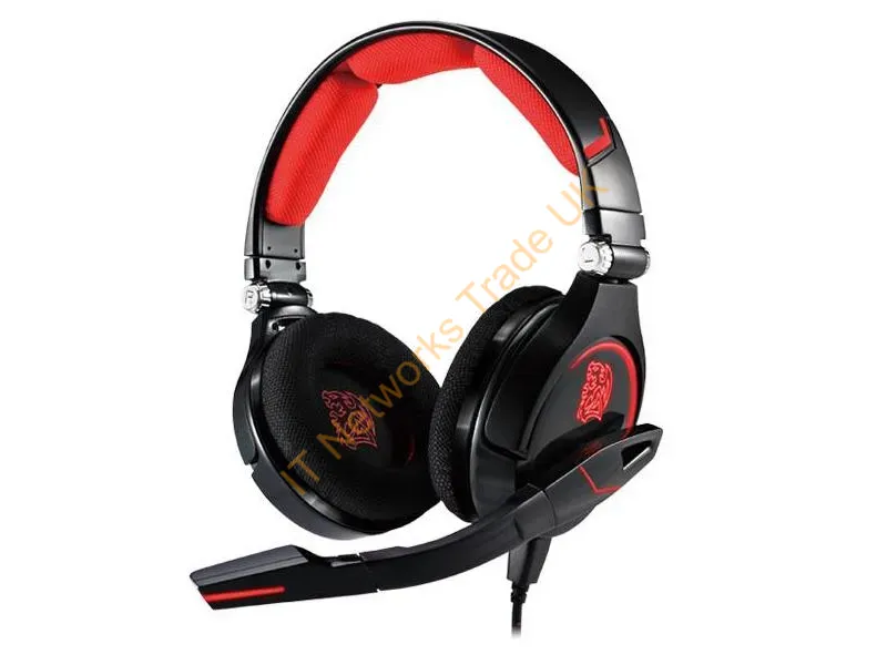 HT-CRO008ECBL - Tt Esports Ttesports Cronos Headset Wired Head-Band Gaming Black