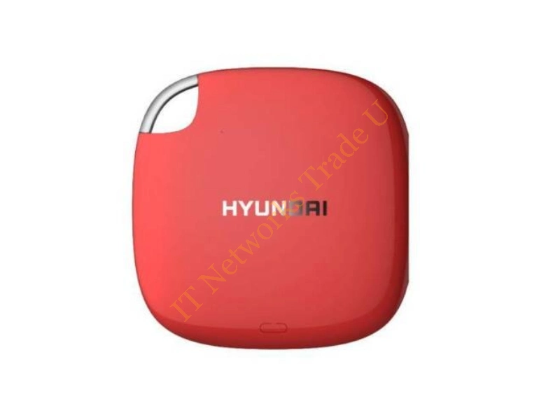 HTESD500R Hyundai HTESD500R 512GB Solid State Drive (Candy Apple Red) External SSD