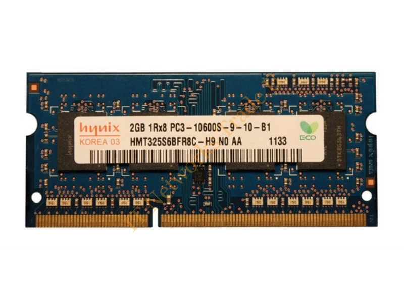 HTM125S6TFR8C-H9N0 Hynix 2GB DDR3-1333MHz PC3-10600 non-ECC Unbuffered CL9 204-Pin SoDimm Dual Rank Memory Module Laptop Memory