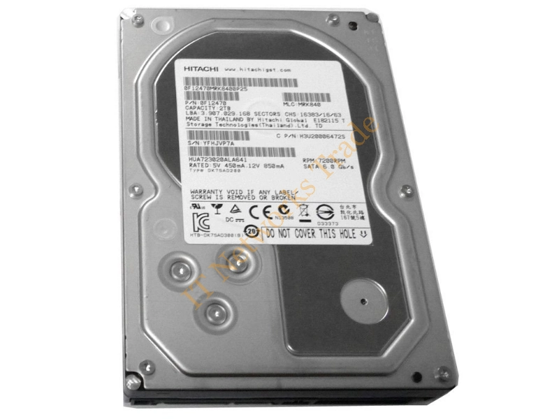HTS725032VLAT80 Hitachi 320GB 7200RPM ATA-133 3.5-inch Desktop Hard Disk Drive Internal HDD
