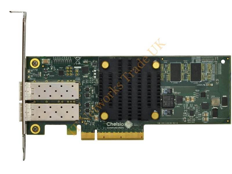 HTTG1 Dell Chelsio T520-CR 10Gb SFP+ Dual Port Low Profile Host Bus Adapter