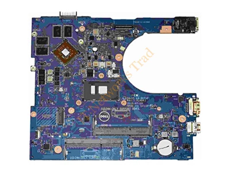 HVWDP Dell System Board with AMD A10-8700P 1.8GHz CPU for Inspiron 15 5555 Laptop Laptop Motherboard