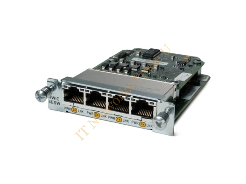 HWIC-4ESW= - Cisco HWIC-4ESW= Managed network switch L2 Power over Ethernet (PoE) 1U Multicolour network switch