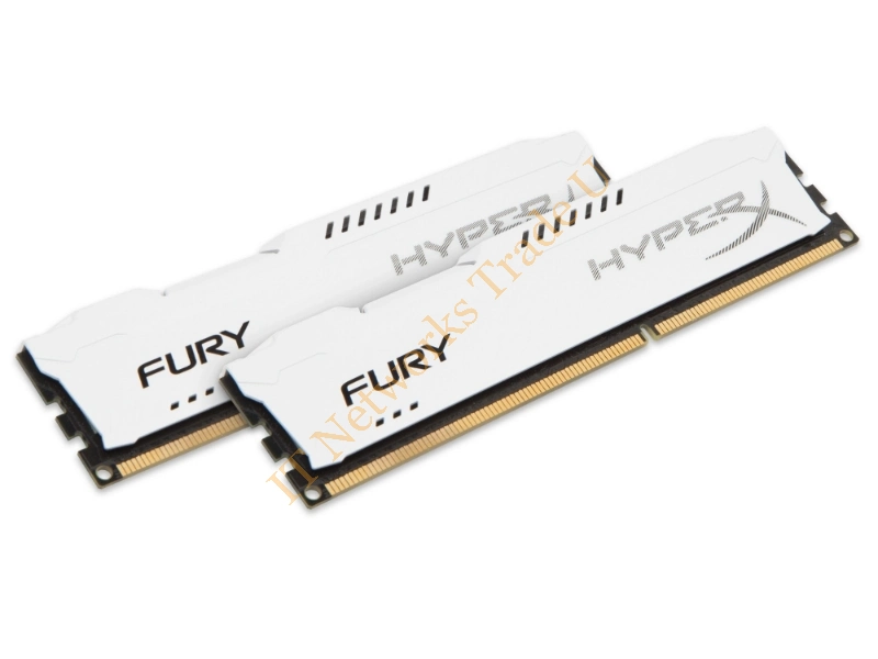 HX316C10FWK2/16 - HyperX FURY White 16GB 1600MHz DDR3 16GB DDR3 1600MHz memory module