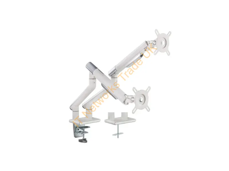 HYDRA2A - Amer Mounts Hydra2A Monitor Mount / Stand 32" Gray, White Desk