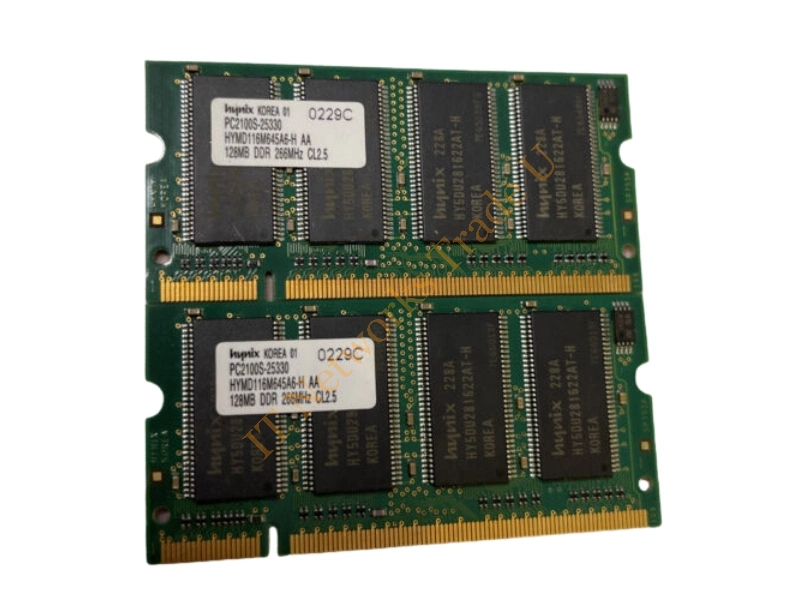 HYMD116M645A6-H Hynix 128MB DDR-266MHz PC2100 non-ECC Unbuffered CL2.5 200-Pin SoDimm Memory Module Laptop Memory