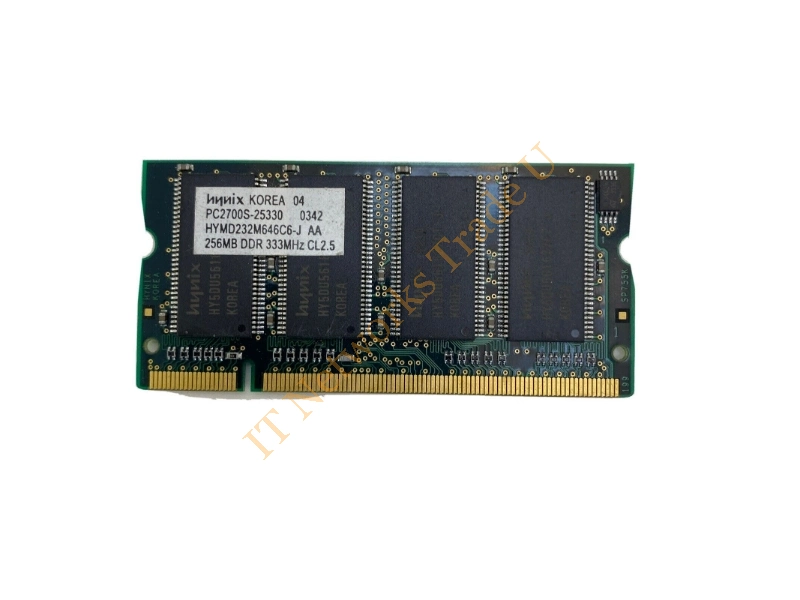 HYMD232M646B8-H Hynix 256MB DDR-266MHz PC2100 non-ECC Unbuffered CL2.5 200-Pin SoDimm Single Rank Memory Module Laptop Memory