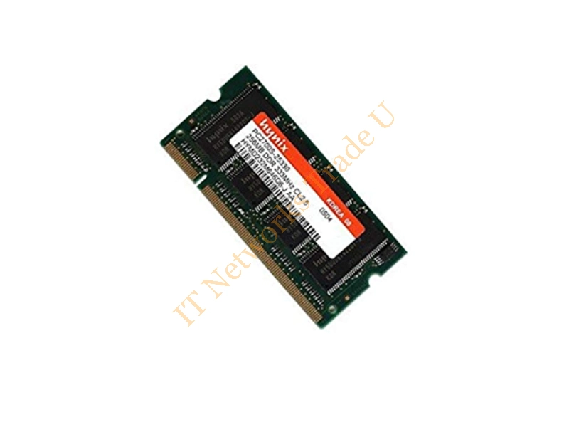 HYMD232M646D8-D4 Hynix 256MB DDR-400MHz PC3200 non-ECC Unbuffered CL3 200-Pin SoDimm Single Rank Memory Module Laptop Memory