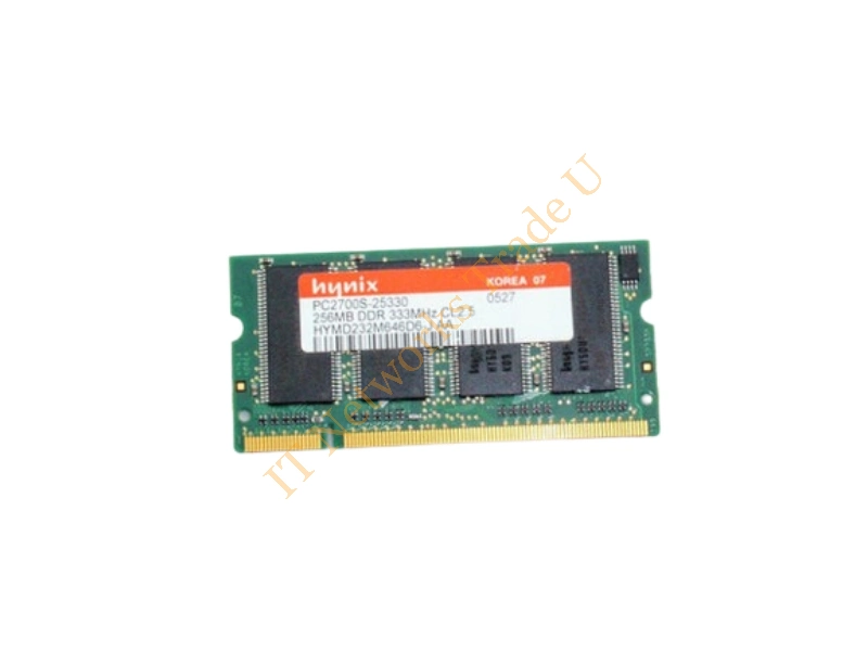 HYMD232M726A8-H Hynix 256MB DDR-266MHz PC2100 non-ECC Unbuffered CL2.5 200-Pin SoDimm Memory Module Laptop Memory
