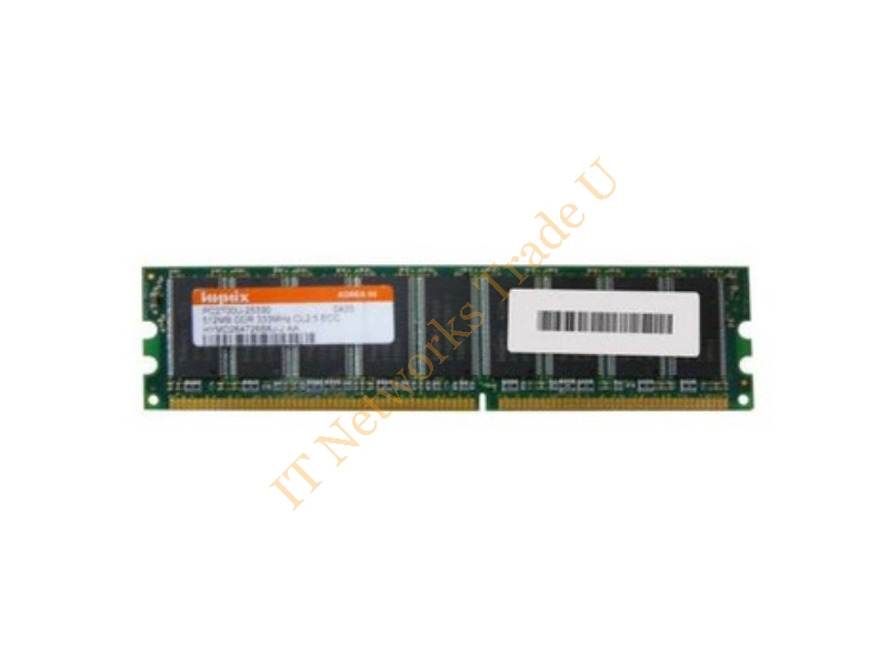 HYMD512726C8-H Hynix 1GB DDR-266MHz PC2100 ECC Unbuffered CL2.5 184-Pin DIMM Dual Rank Memory Module Server Memory