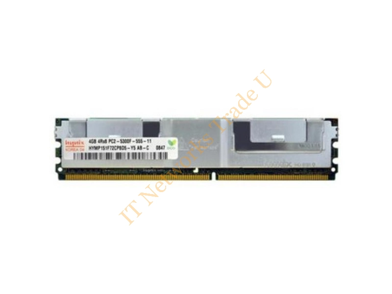 HYMP151F72CP4D5-Y5 Hynix 4GB DDR2-667MHz PC2-5300 ECC Fully Buffered CL5 240-Pin DIMM Dual Rank Memory Module Server Memory