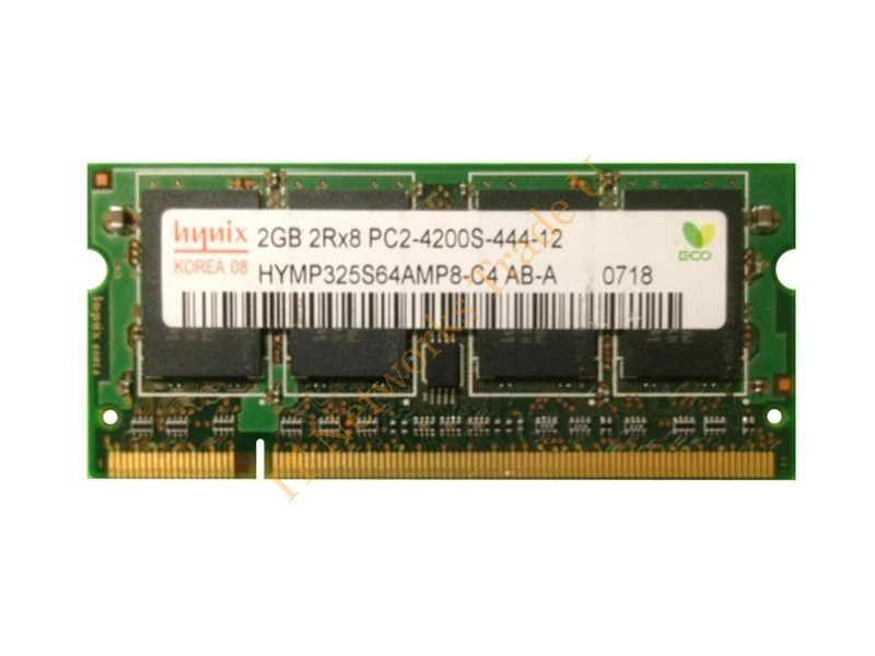 HYMP325S64AMP8-C4 Hynix 2GB DDR2-533MHz PC2-4200 non-ECC Unbuffered CL4 200-Pin SoDimm Dual Rank Memory Module Laptop Memory