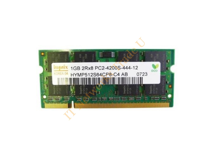 HYMP512S64CP8-C4-AB Hynix 1GB DDR2-533MHz PC2-4200 non-ECC Unbuffered CL4 200-Pin SoDimm Memory Module Laptop Memory