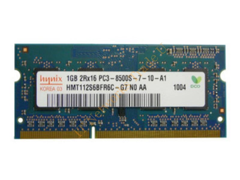 HYMT112S64ZNF6-G8 Hynix 1GB DDR3-1066MHz PC3-8500 non-ECC Unbuffered CL7 204-Pin SoDimm Dual Rank Memory Module Laptop Memory